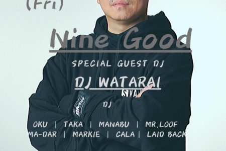 延期 9LOUNGE 柏　2020/5/1/FRI  “Nine Good”-90‘s~00’s Only Music DJ Party-